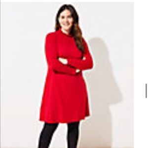 Loft Red Dress. Never worn